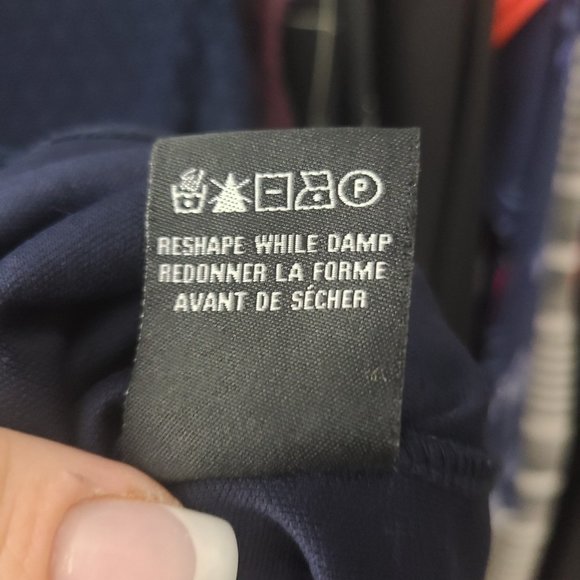 Le Chateau Navy Blue Mini Dress - Picture 13 of 14